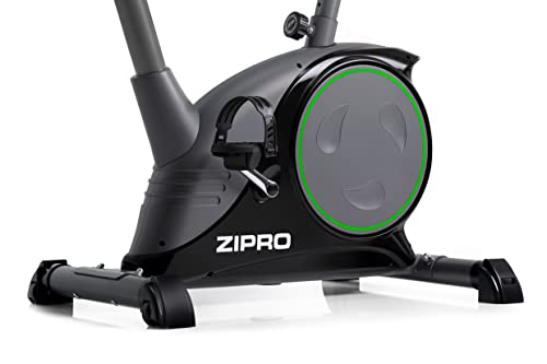 Zipro Heimtrainer Fahrrad Nitro, Ergometer Fitnessbikes, Magnetisches Fahrradtrainer, Ergometer Fahrrad bis 150kg, Indoor Bike, Trainingsfahrrad für zuhause, Fahrradergometer Batteriebetrieben