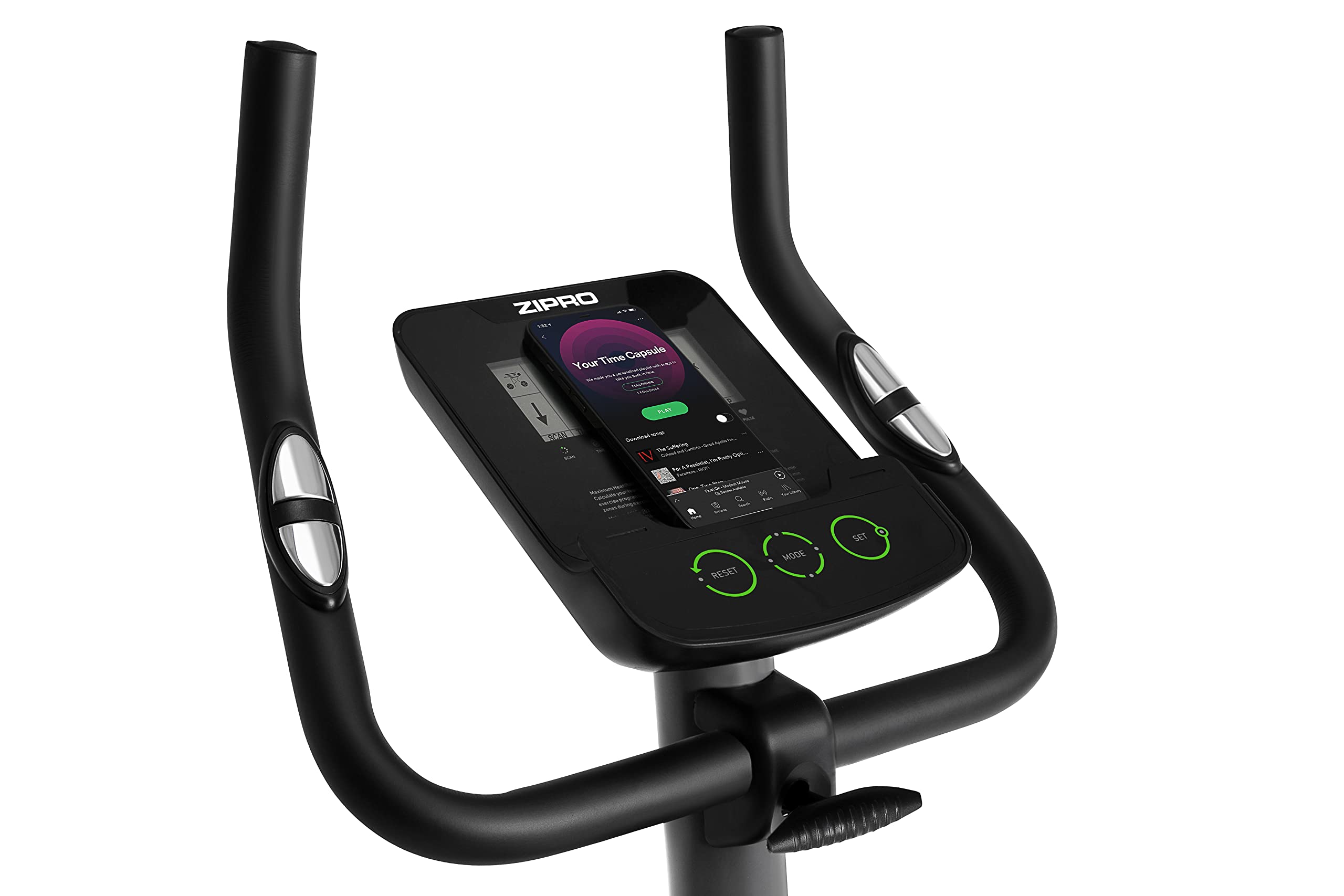 Zipro Heimtrainer Fahrrad Nitro, Ergometer Fitnessbikes, Magnetisches Fahrradtrainer, Ergometer Fahrrad bis 150kg, Indoor Bike, Trainingsfahrrad für zuhause, Fahrradergometer Batteriebetrieben