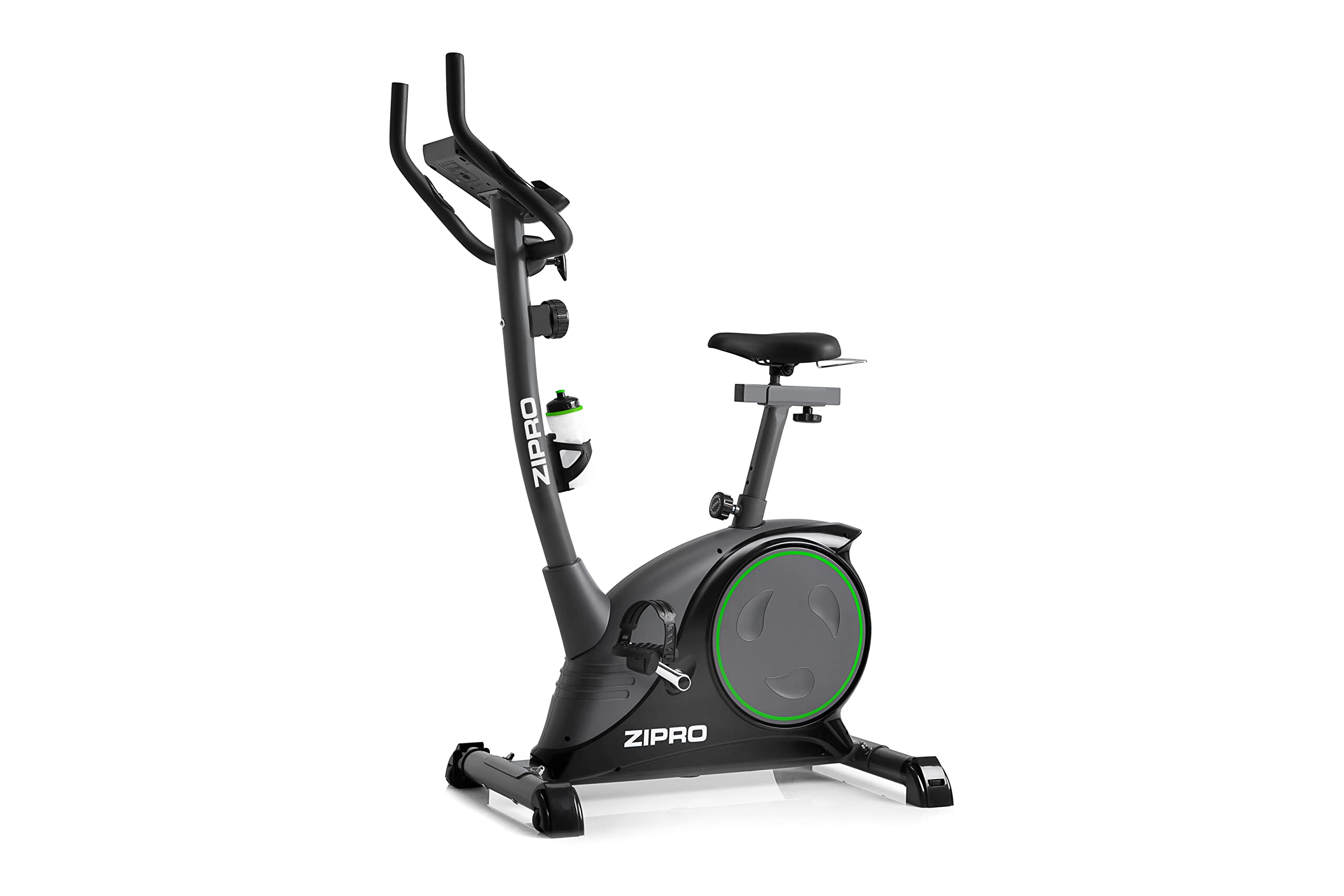 Zipro Heimtrainer Fahrrad Nitro, Ergometer Fitnessbikes, Magnetisches Fahrradtrainer, Ergometer Fahrrad bis 150kg, Indoor Bike, Trainingsfahrrad für zuhause, Fahrradergometer Batteriebetrieben