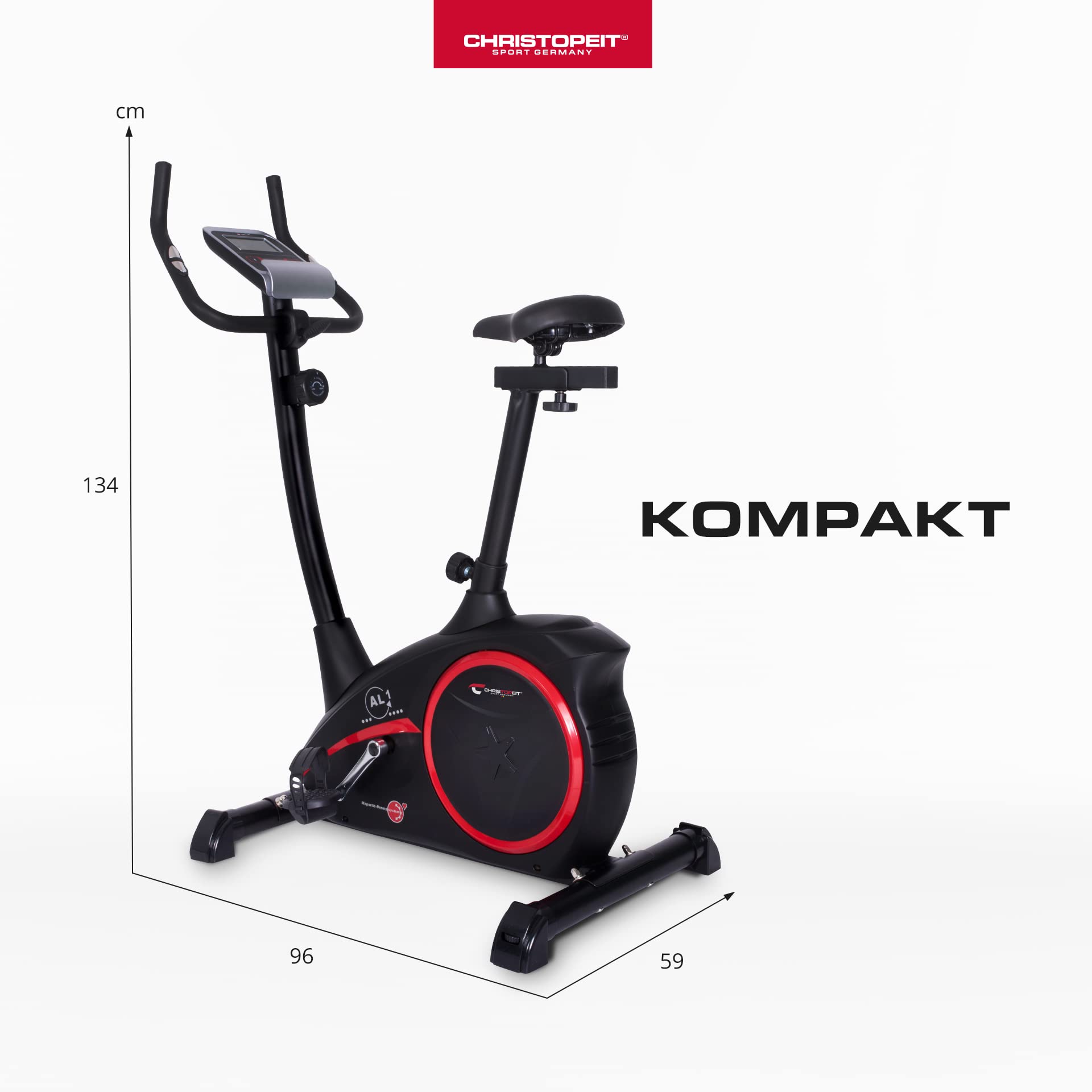 Christopeit Heimtrainer AL 1 Black Edition inkl. Bodenschutzmatte