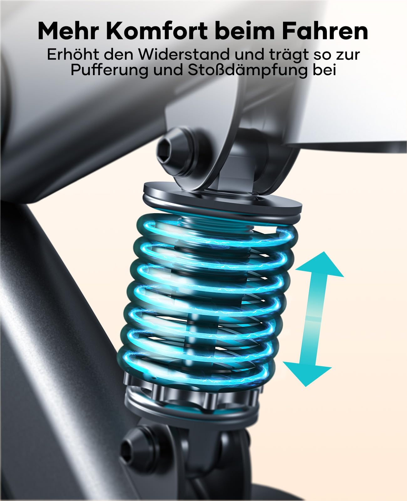 [2025 Aktualisierte]Heimtrainer Fahrrad mit APP, 0-100% Magnetwiderstand Stationäres, 15KG Schwungrad, Ultraleise, Ergometer Spinning Bike Indoor mit LCD-Monitor, Bis 160KG, Tablet-Halter